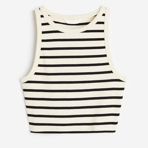 STRIPE RIB TANK